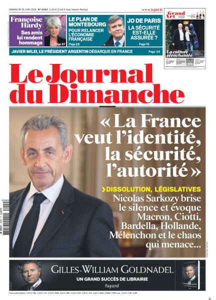 Le Journal du Dimanche FRENCH PDF 2024