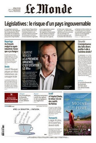 Le Monde du 25 Juin FRENCH PDF 2024